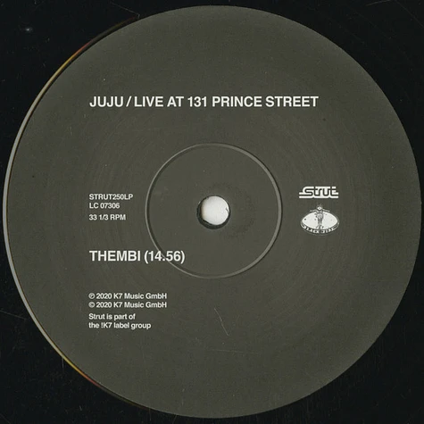 Juju - Live At 131 Prince Street