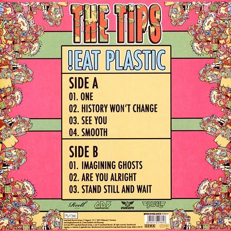 The Tips - !Eat Plastic Pink Vinyl Edition