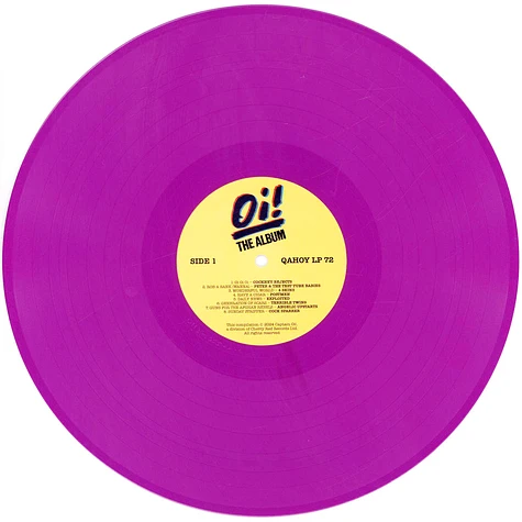 V.A. - Oi! The Album Colored Vinyl Edition