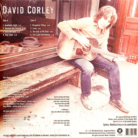 David Corley - Available Light