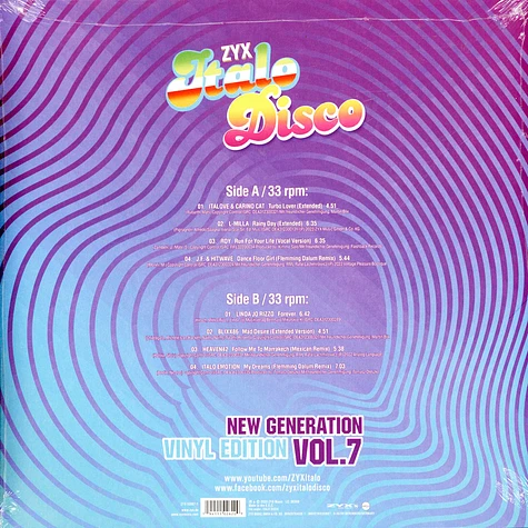 V.A. - Zyx Italo Disco New Generation:Vinyl Edition Vol.7