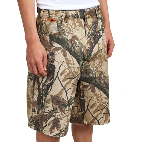 Butter Goods - Foliage Camo Denim Shorts