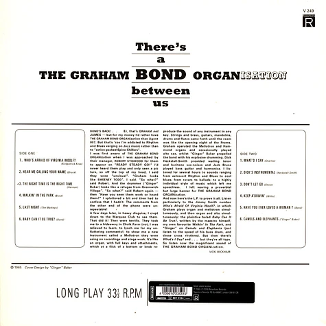 The Graham Bond Organisation - Theres A Bond Between Us