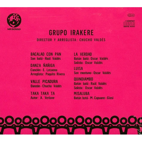 Grupo Irakere - Teatro Amadeo Roldan Recita