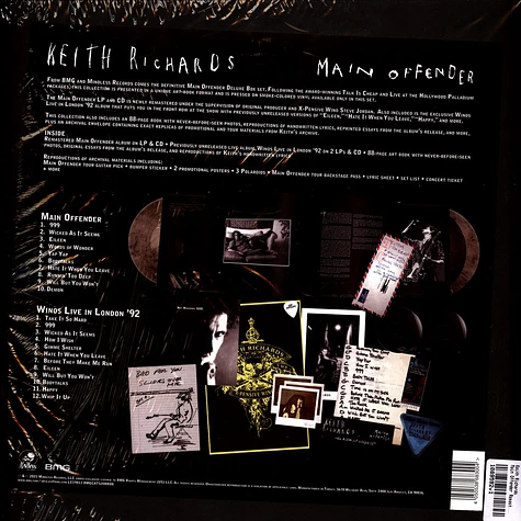 Keith Richards - Main Offender Remastered Deluxe Edition Boxset