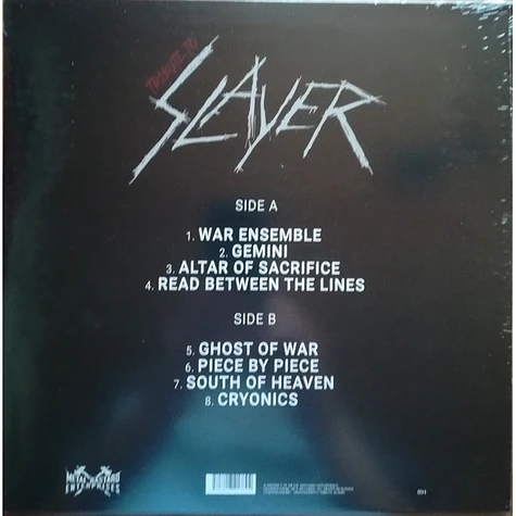 V.A. - Tribute To Slayer