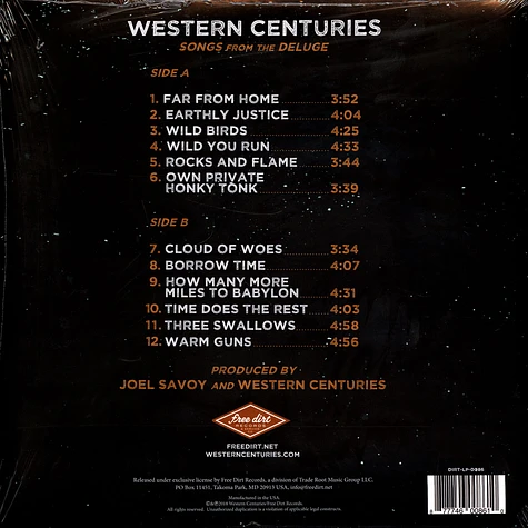 Western Centuries - Songs From The Deluge