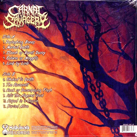 Carnal Savagery - Into The Abysmal Void Black Vinyl Edition