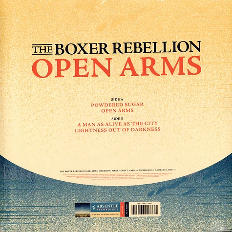 The Boxer Rebellion - Open Arms Cream Colored Vinyl EP