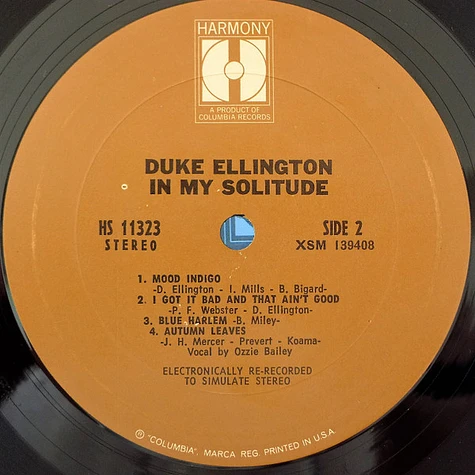 Duke Ellington - In My Solitude