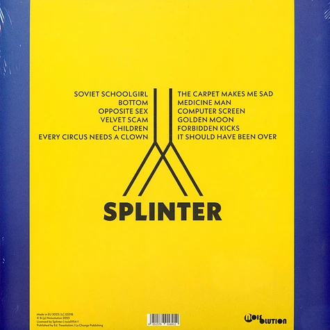 Splinter - Role Models Black Vinyl Edition