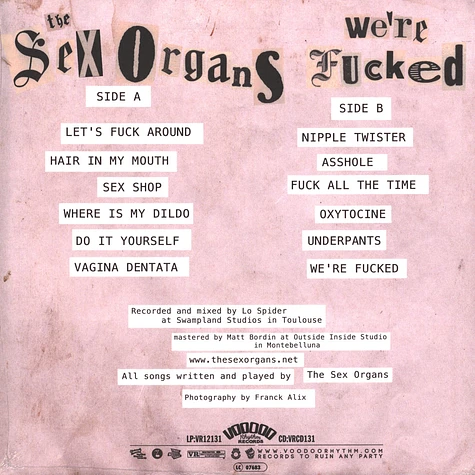 The Sex Organs - We're Fucked