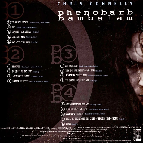 Chris Connelly - Phenobarb Bambalam 2lpblack Vinyl Edition