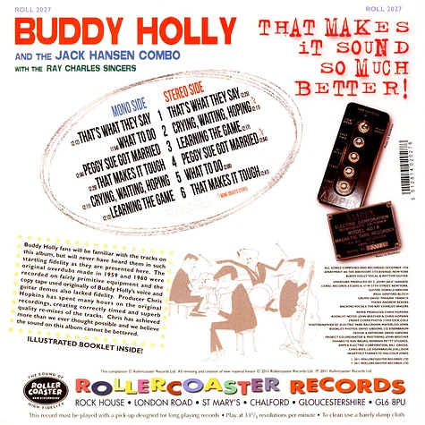 Buddy Holly - That Makes It Sound So Much Better