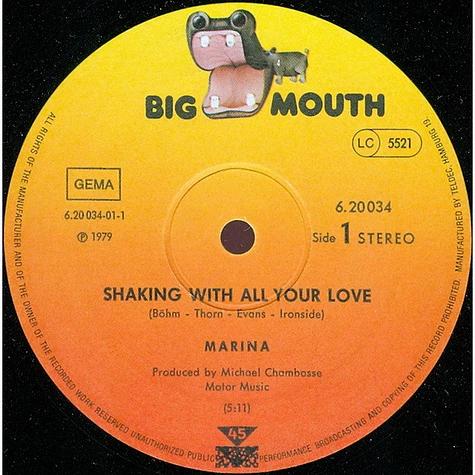 Marina - Shaking With All Your Love