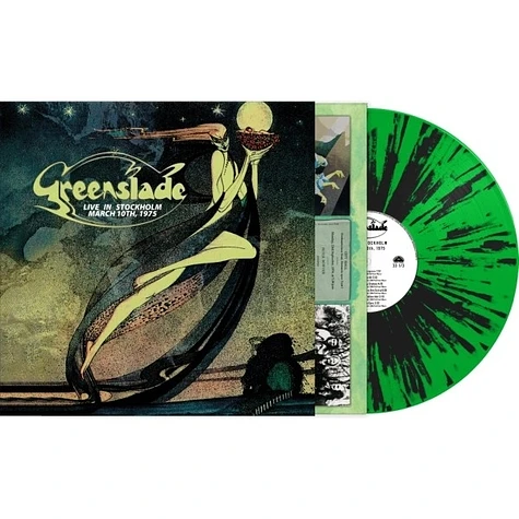 Greenslade - Live In Stockholm - March 10th 1975 Green Black Vinyl Edition