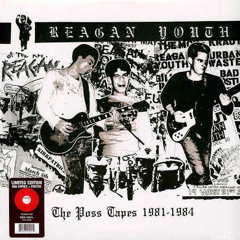 Reagan Youth - The Poss Tapes - 1981-1984 Red Vinyl Edition