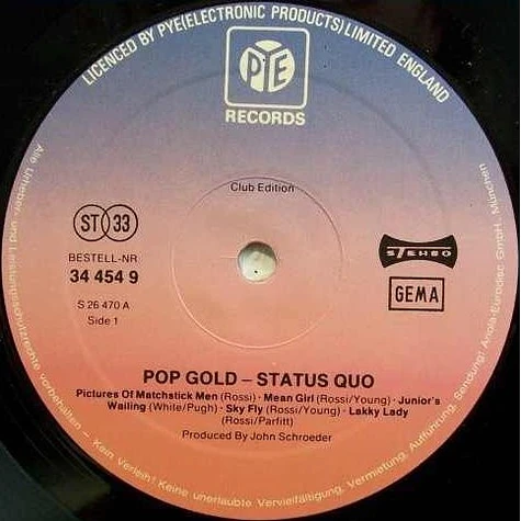 Status Quo - Pop Gold