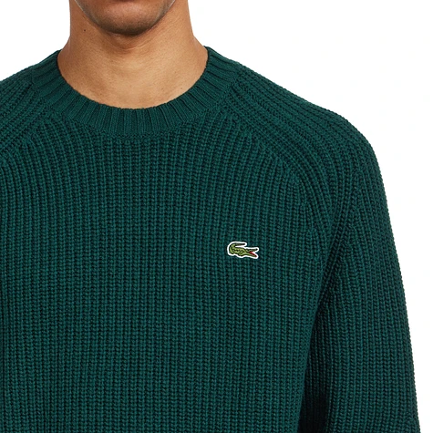 Lacoste - Heavy Carded Wool Crew Neck Sweater