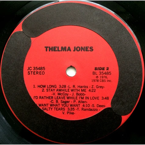 Thelma Jones - Thelma Jones