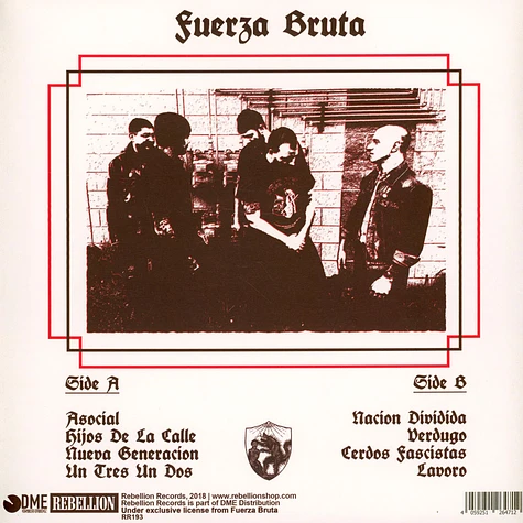 Fuerza Bruta - Verdugo Limited Edition Vinyl Edition