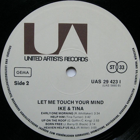 Ike & Tina Turner - Let Me Touch Your Mind