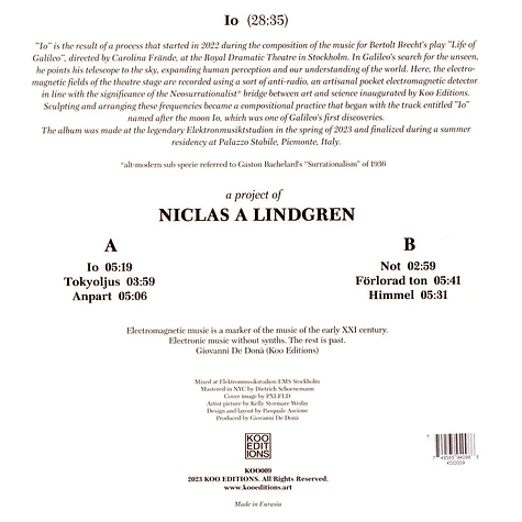 Niclas A Lindgren - Io