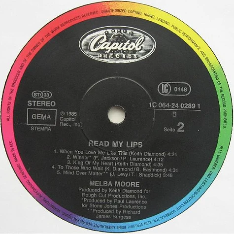 Melba Moore - Read My Lips