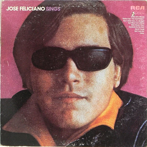 José Feliciano - José Feliciano Sings - Vinyl LP - 1972 - US - Original