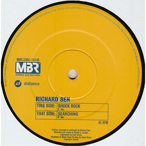 Richard Sen - Shock Rock / Searching