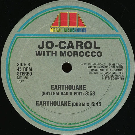 Jo-Carol With Morocco - Earthquake