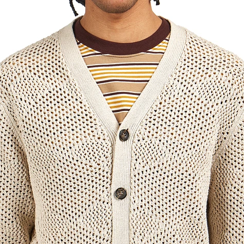 Beams Plus - Cardigan Argyle Mesh