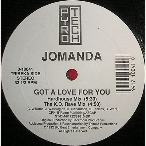 Jomanda - Got A Love For You