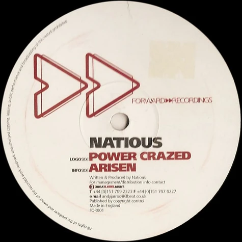 Natious - Power Crazed / Arisen