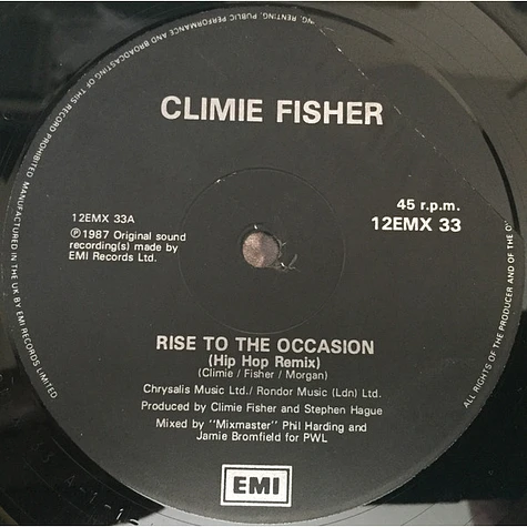 Climie Fisher - Rise To The Occasion (Hip Hop Remix)