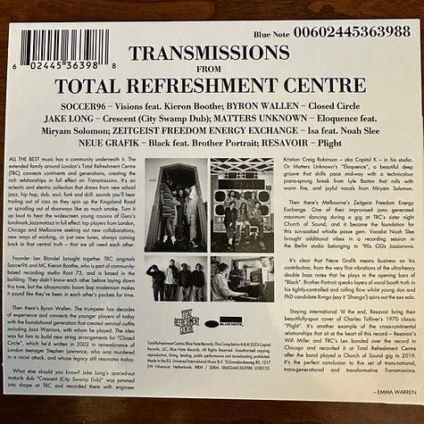 V.A. - Transmissions From Total Refreshment Centre