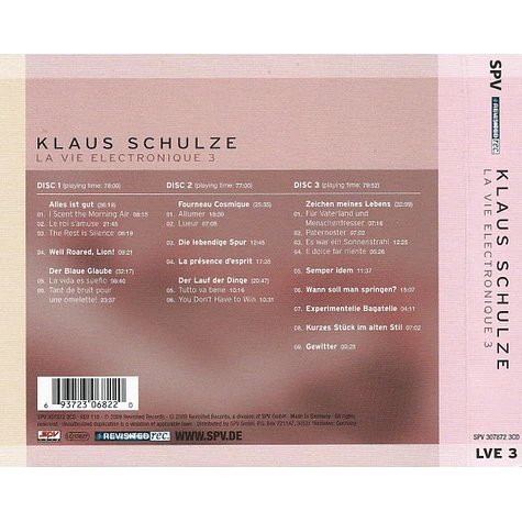 Klaus Schulze - La Vie Electronique 3