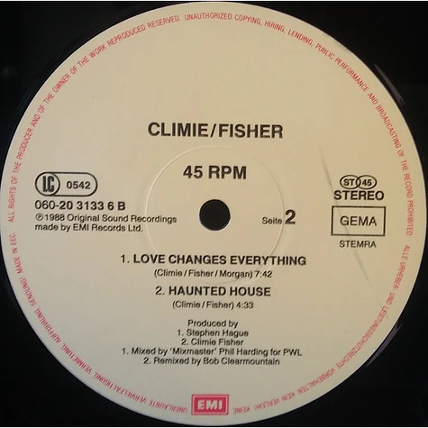 Climie Fisher - Love Like A River
