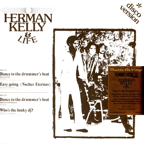 Herman Kelly & Life - Dance To The Drummer's Beat Record Store Day 2024 Blue Vinyl Edition