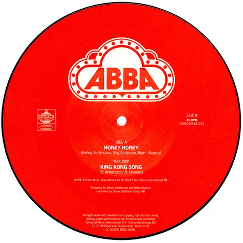 ABBA - Honey Honey King Kong Limited English Version
