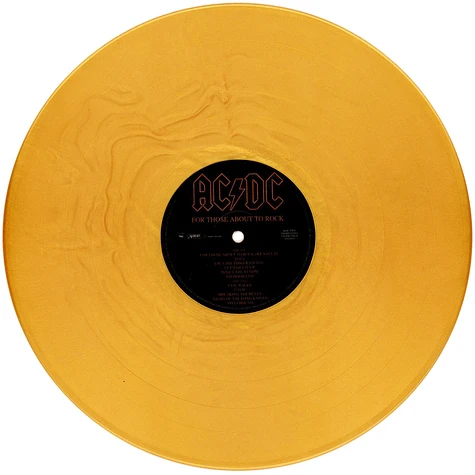 AC/DC - For Those About To Rock We Salute You Gold Nugget Vinyl Edition