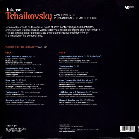 Masur/Pappano/Sawallisch/Jansons/Ozawa/+ - Intense Tchaikovsky Best Of