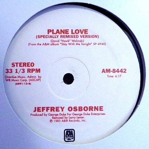 L.T.D. / Jeffrey Osborne - (Every Time I Turn Around) Back In Love Again / Plane Love