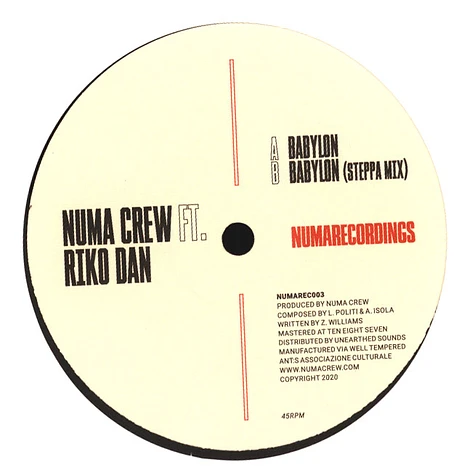 Numa Crew - Babylon Feat. Riko Dan
