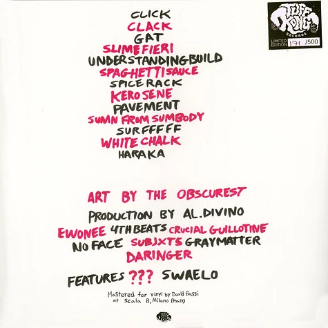 Al.Divino - Guns Pink / Black Vinyl Edition