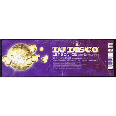 DJ Disco - Let's Dance! (Step 1 Of Two Steps)