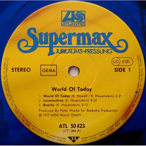 Supermax - World Of Today