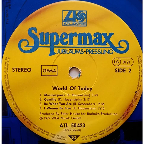 Supermax - World Of Today