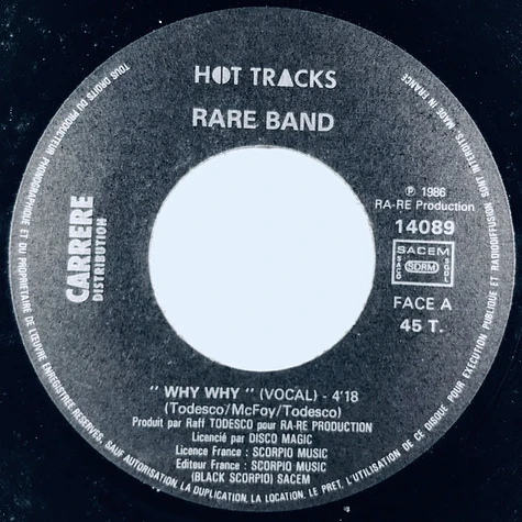 Rare Band - Why Why
