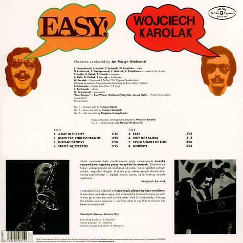 Wojciech Karolak - Easy! Red Vinyl Edtion